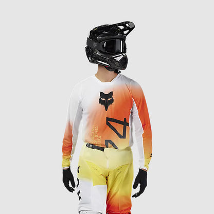 Polera Moto Air Haze 180 Blanco Fox polera moto fox motocross