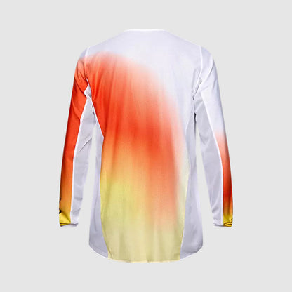 Polera Moto Air Haze 180 Blanco Fox polera moto fox motocross