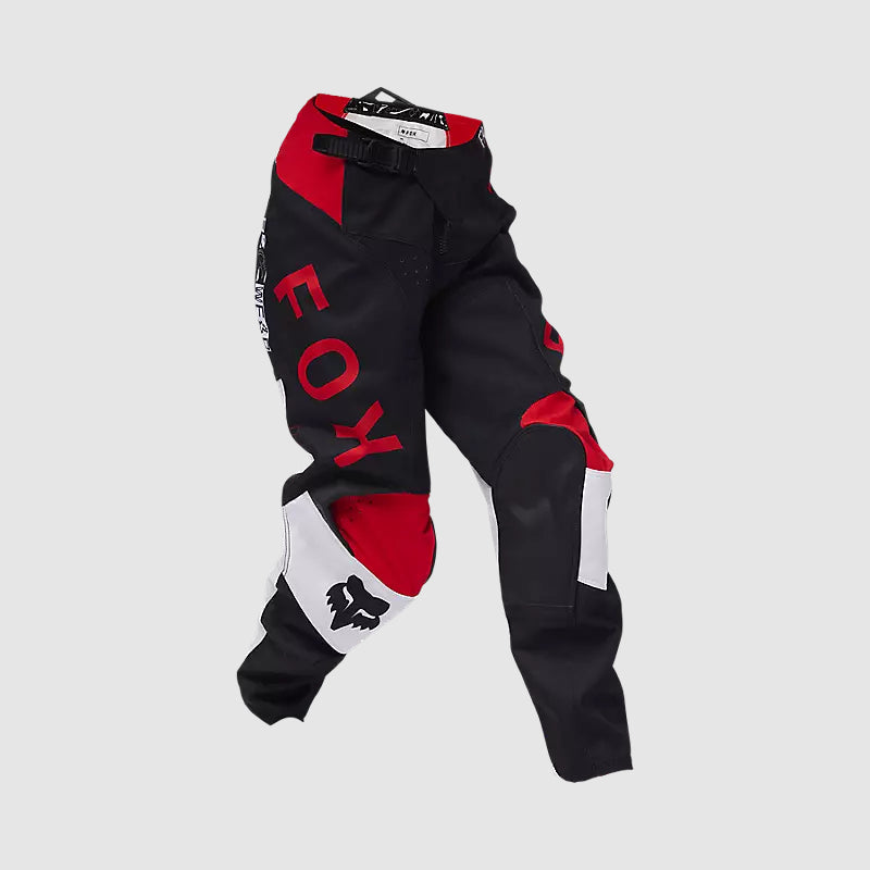Pantalon Fox Moto Niño 180 Race Spec para Moto Rojo