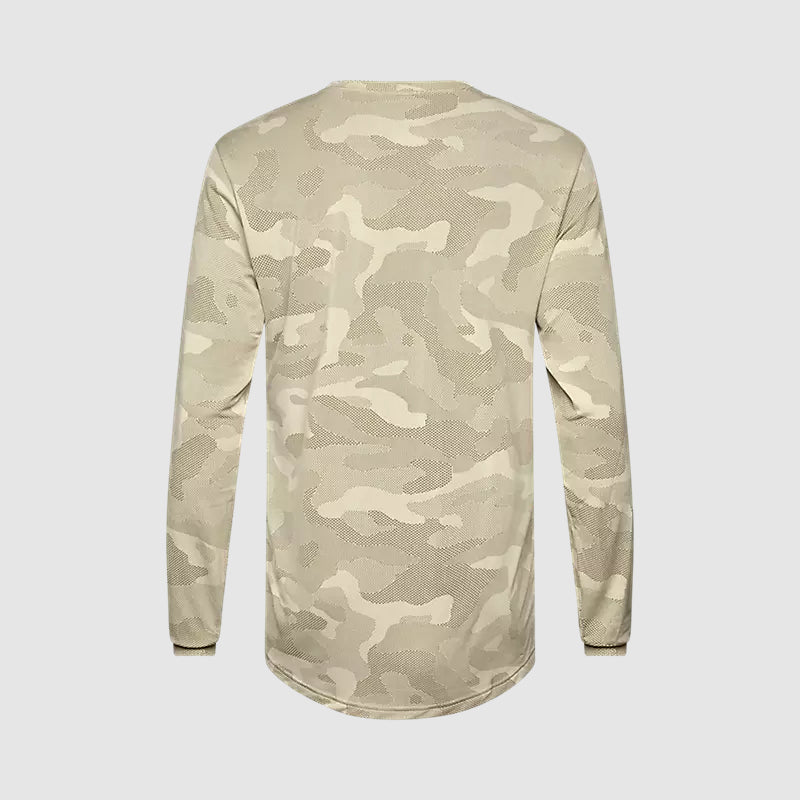 Polera Bicicleta Ranger TruDri™ Manga Larga Crema Fox polera bicicleta fox mtb