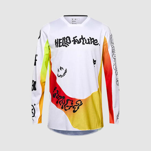 Polera Moto 180 Hello Future Blanco Fox polera moto fox motocross