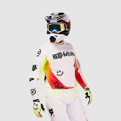 Polera Moto 180 Hello Future Blanco Fox polera moto fox motocross