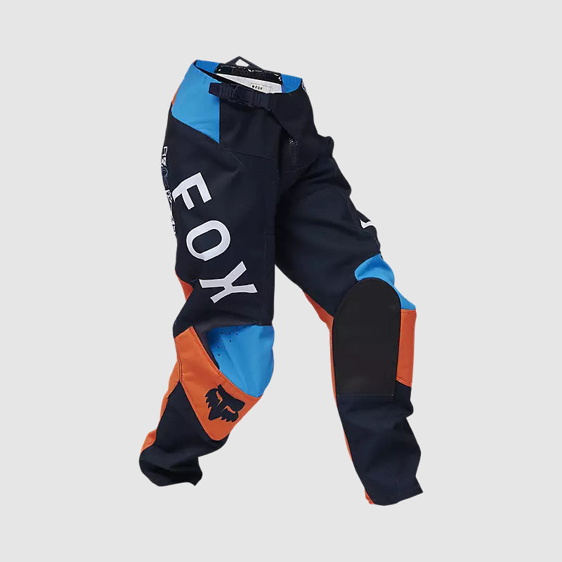 Pantalon Fox Moto Niño 180 Race Spec para Moto Azul