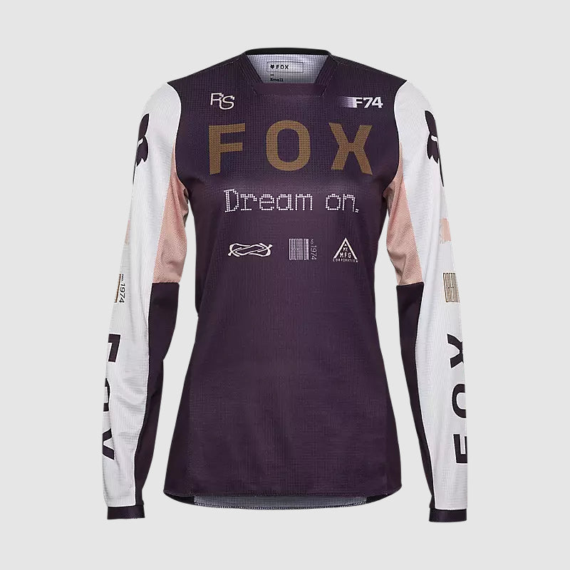 Polera Moto Mujer 180 Race Spec Morado Fox polera moto fox motocross