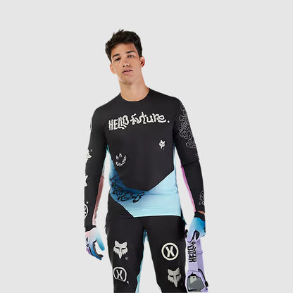 Polera Bicicleta Flexair Hello Future Negro Fox polera bicicleta fox mtb