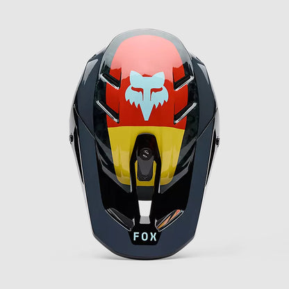 Casco Moto V3 RS Grid Negro/Rojo Fox | Casco Moto Fox casco fox racing motocross mtb