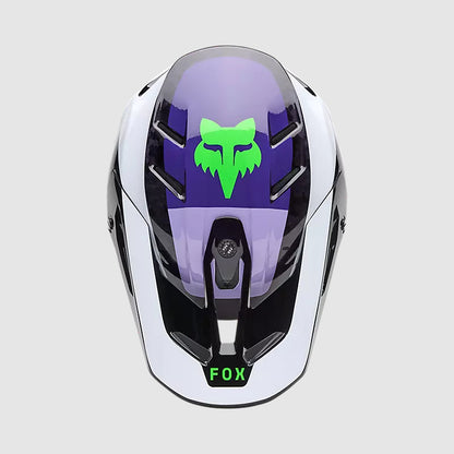 Casco Moto V3 RS Grid Negro/Morado Fox | Casco Moto Fox casco fox racing motocross mtb
