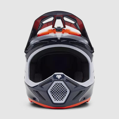 Casco Moto V3 Divider Azul/Blanco Fox | Casco Moto Fox casco fox racing motocross mtb