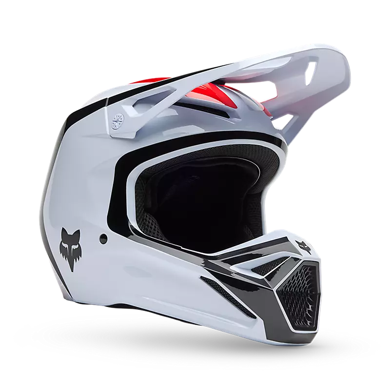 Casco Moto V1 Flow Blanco Fox | Casco Moto Fox casco fox racing motocross mtb