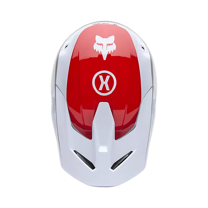 Casco Moto V1 Flow Blanco Fox | Casco Moto Fox casco fox racing motocross mtb