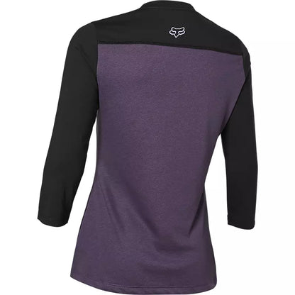 Polera Bicicleta Mujer Ranger Drirelease 3/4 Morado Fox polera bicicleta fox mtb