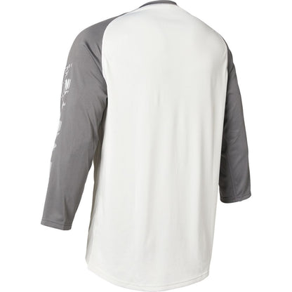 Polera Bicicleta Ranger Vibe 3/4 Blanco/Gris Fox polera bicicleta fox mtb