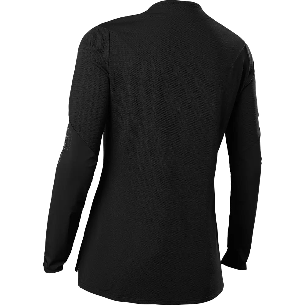 Polera Bicicleta Mujer Flexair Pro Manga Larga Negro Fox polera bicicleta fox mtb