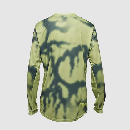 Polera Bicicleta Ranger Taunt Manga Larga Verde Pastel Fox polera bicicleta fox mtb