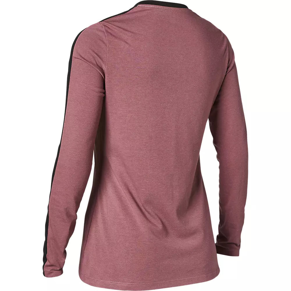Polera Bicicleta Mujer Ranger Drirelease® Mid Manga Larga Morado Fox polera bicicleta fox mtb
