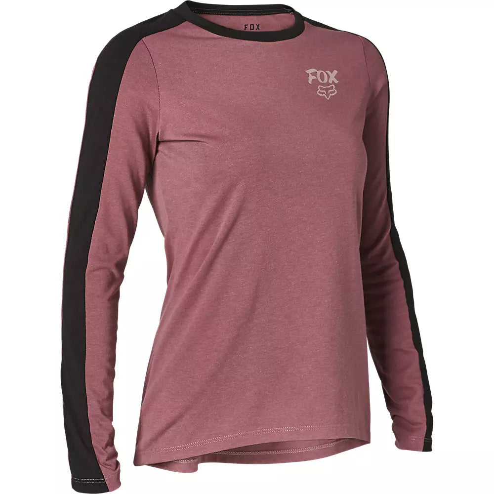 Polera Bicicleta Mujer Ranger Drirelease® Mid Manga Larga Morado Fox polera bicicleta fox mtb