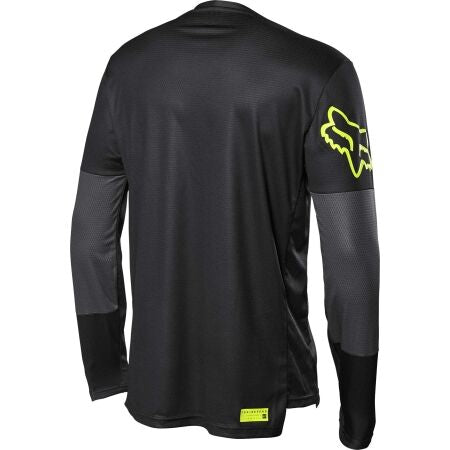Polera Bicicleta Defend SG Manga Larga Negro Fox polera bicicleta fox mtb