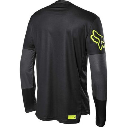 Polera Bicicleta Defend SG Manga Larga Negro Fox polera bicicleta fox mtb