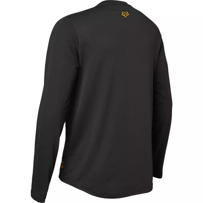 Polera Bicicleta Ranger Drirelease® Race Co Manga Larga Negro Fox polera bicicleta fox mtb