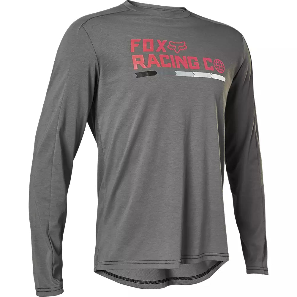 Polera Bicicleta Ranger Drirelease® Race Co Gris Fox polera bicicleta fox mtb