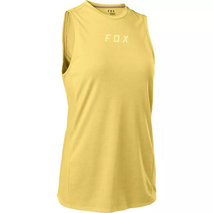 Polera Bicicleta Mujer Ranger Drirelease® Sin Mangas Amarillo Fox polera bicicleta fox mtb