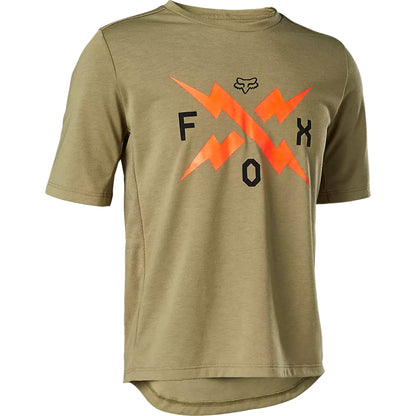 Polera Bicicleta Niño Ranger Drirelease® Cafe Fox polera bicicleta fox mtb