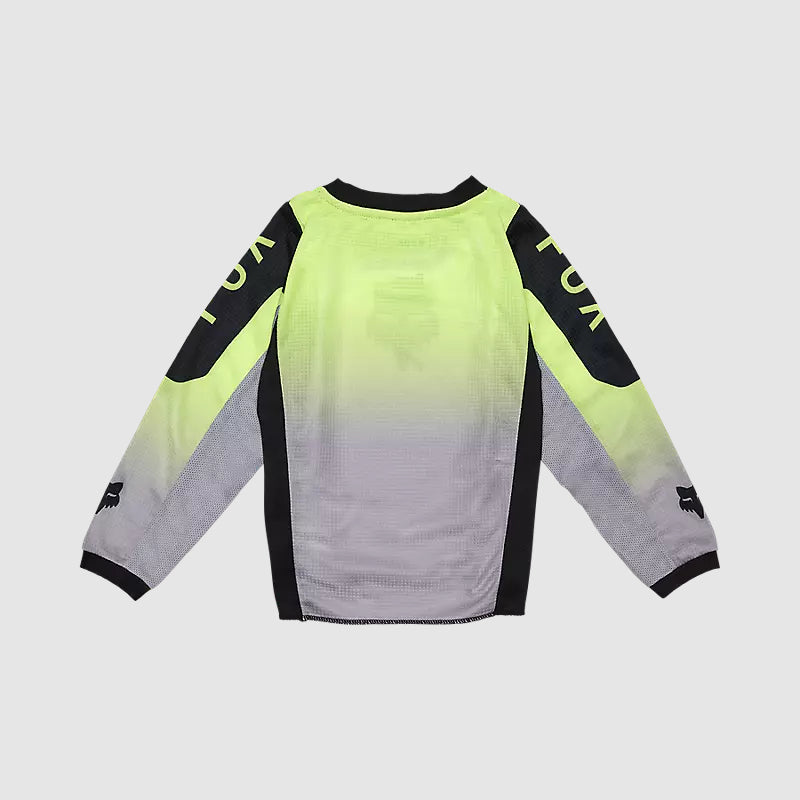 Polera Moto Infantil 180 Lean Amarillo Fox polera moto fox motocross