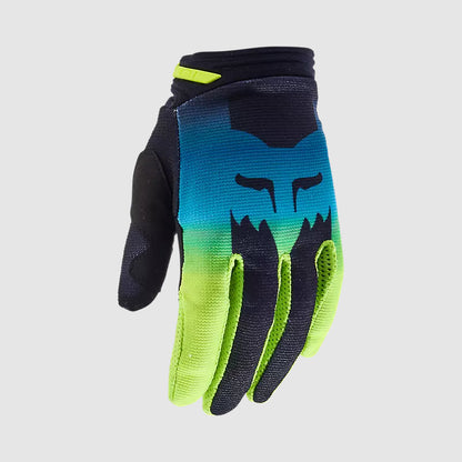 Guantes Moto Mujer 180 Flora Amarillo Fox - imagen 2