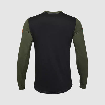 Polera Bicicleta Ranger Aviation drirelease® Manga Larga Verde Fox polera bicicleta fox mtb