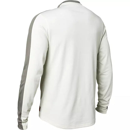 Polera Bicicleta Ranger Drirelease® Slide Mid Manga Larga Blanco Fox polera bicicleta fox mtb