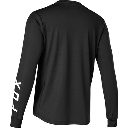 Polera Bicicleta Niño Ranger Manga Larga Negro Fox polera bicicleta fox mtb