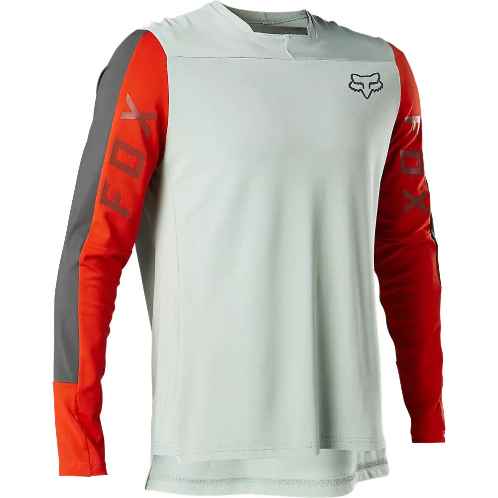 Polera Bicicleta Defend Pro Manga Larga Gris Fox polera bicicleta fox mtb
