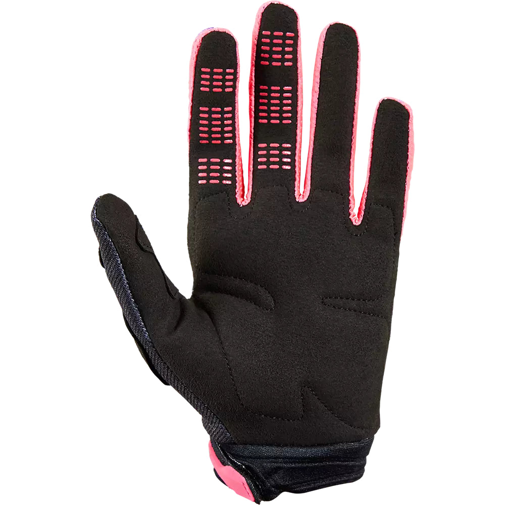 Guantes Moto Mujer 180 Toxsyk Negro/Rosado Fox - imagen 3
