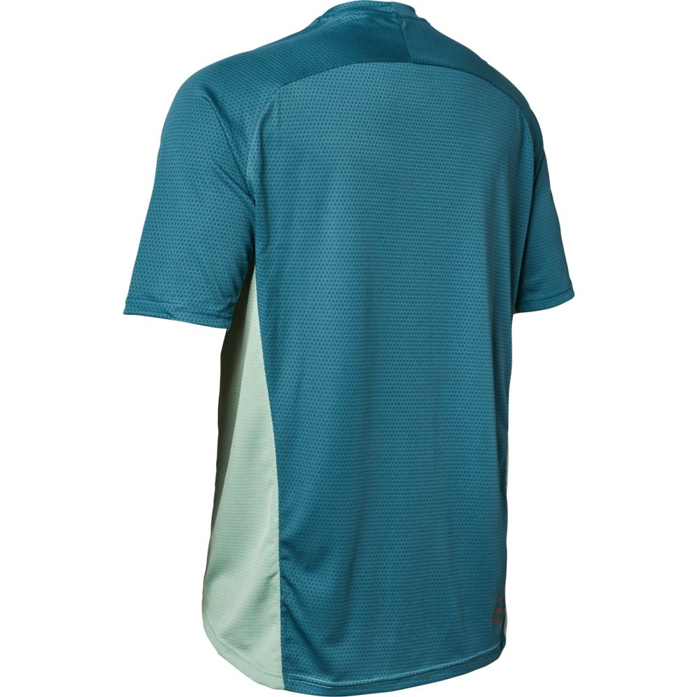 Polera Bicicleta Defend SS Azul Fox polera bicicleta fox mtb