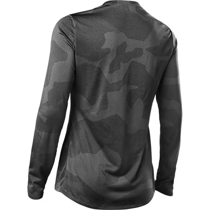 Polera Bicicleta Mujer Ranger Trudri™ Manga Larga Gris Fox polera bicicleta fox mtb
