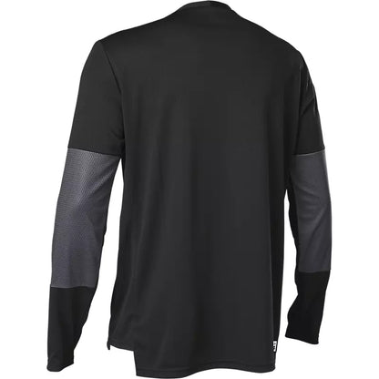 Polera Bicicleta Defend Manga Larga Negro Fox polera bicicleta fox mtb