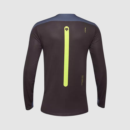 Polera Bicicleta Flexair Aviation Manga Larga Gris Fox polera bicicleta fox mtb