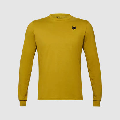 Polera Bicicleta Ranger drirelease® Manga Larga Amarillo Fox polera bicicleta fox mtb