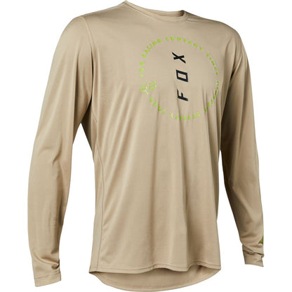 Polera Bicicleta Ranger Manga Larga Vert Gris Fox polera bicicleta fox mtb