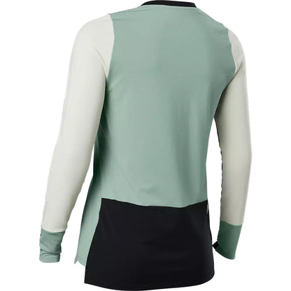 Polera Bicicleta Mujer Defend Pro Manga Larga Gris Fox polera bicicleta fox mtb