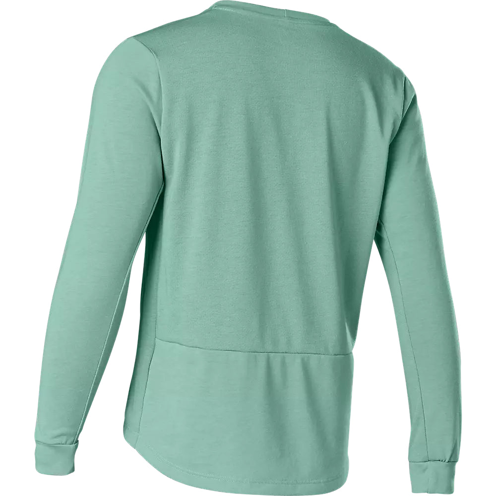 Polera Bicicleta Niño Ranger Drirelease® Manga Larga Celeste Fox polera bicicleta fox mtb