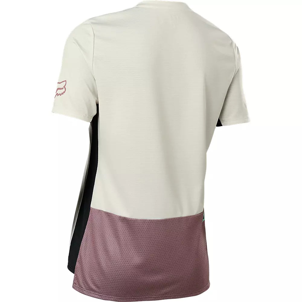 Polera Bicicleta Mujer Defend Blanco Fox polera bicicleta fox mtb