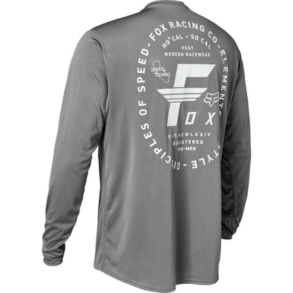 Polera Bicicleta Ranger Manga Larga Gris Fox polera bicicleta fox mtb