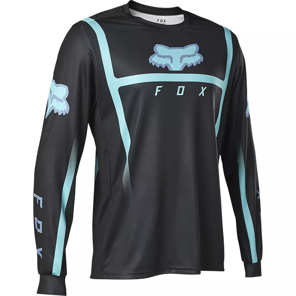 Polera Bicicleta Ranger Race Spec Manga Larga Negro Fox polera bicicleta fox mtb