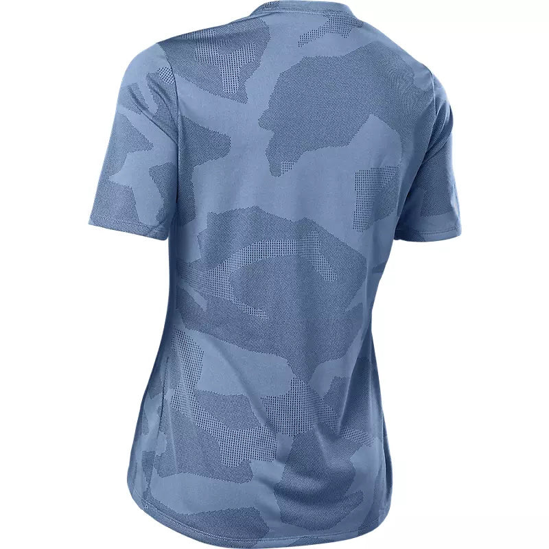 Polera Bicicleta Mujer Ranger Drirelease Azul Fox polera bicicleta fox mtb