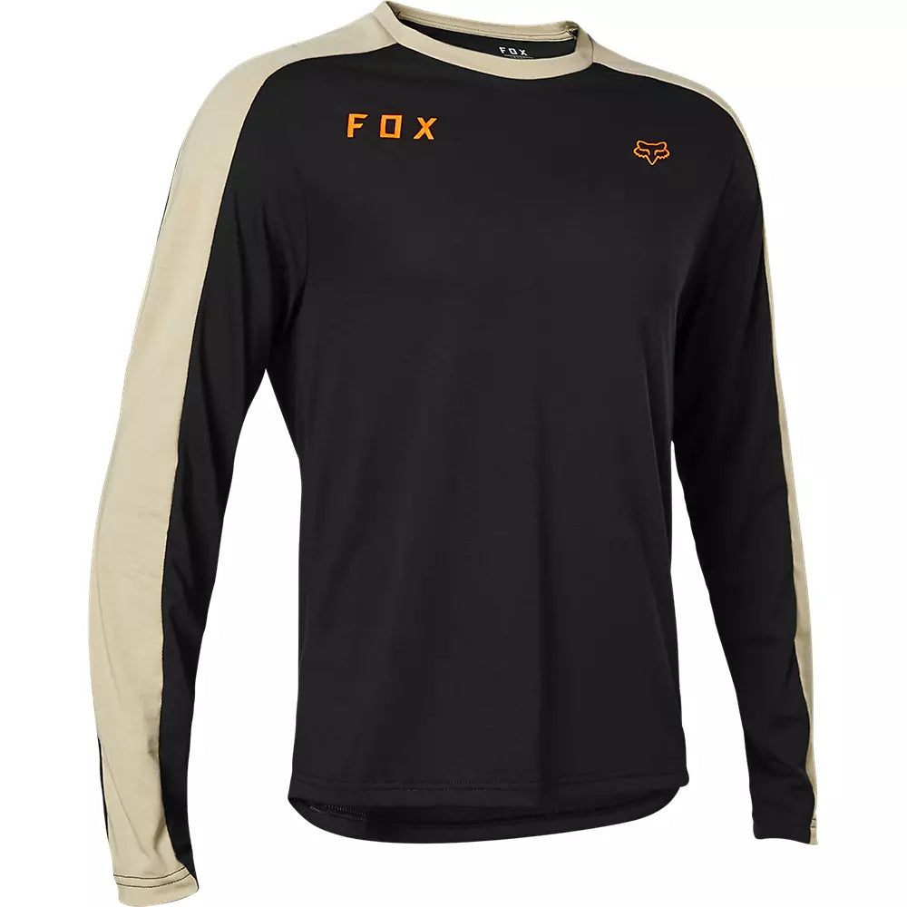 Polera Bicicleta Ranger Drirelease® Slide Mid Negro Fox polera bicicleta fox mtb