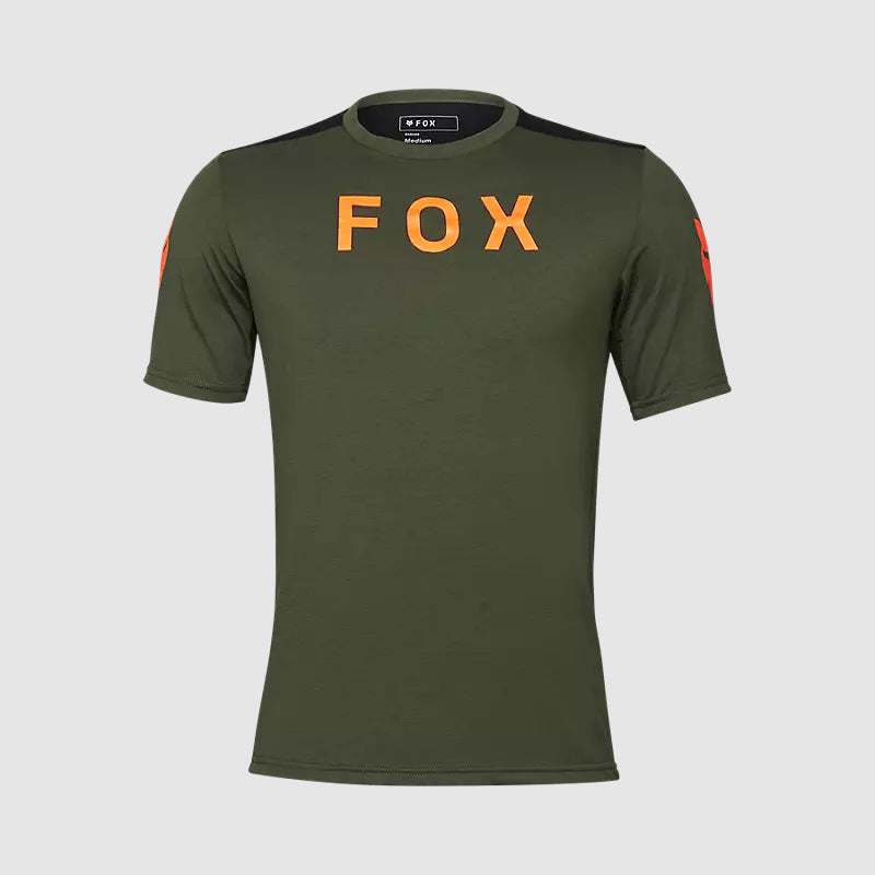 Polera Bicicleta Ranger Aviation drirelease® Verde Fox polera bicicleta fox mtb