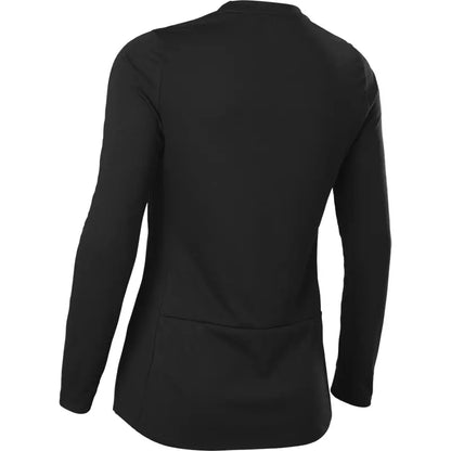 Polera Bicicleta Mujer Ranger Drirelease® Manga Larga Negro Fox polera bicicleta fox mtb
