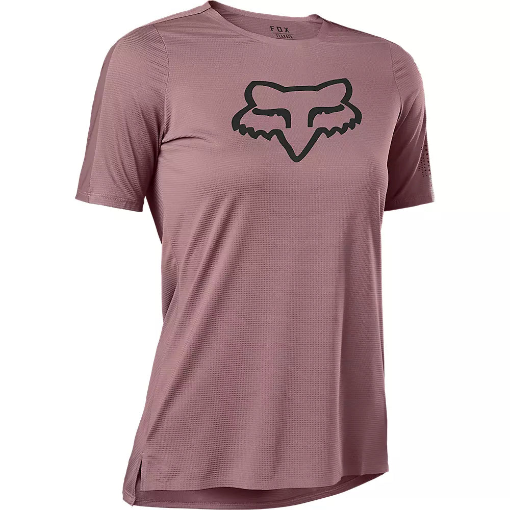 Polera Bicicleta Mujer Flexair Morado Fox polera bicicleta fox mtb