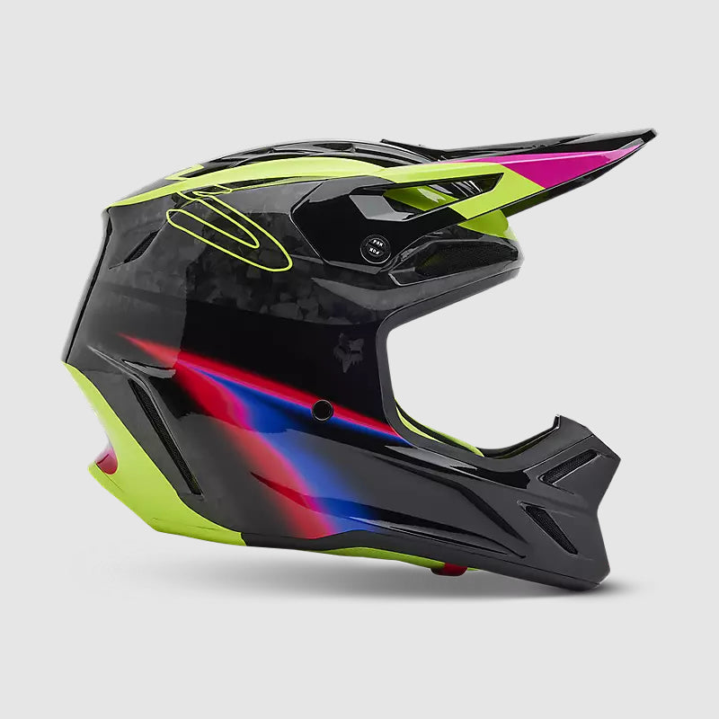 Casco Moto V3 RS Energy Negro Fox | Casco Moto Fox casco fox racing motocross mtb